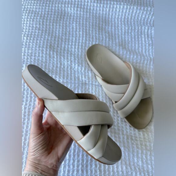 Olukai Hila Beach Slides | Size 10 Cloudy Gray - Picture 5 of 11